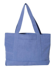 Load image into Gallery viewer, Sorority Apparel - Embroidered Garment Dyed Sorority Boat Tote Bag
