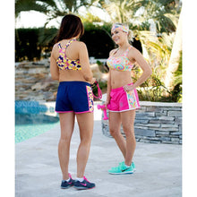 Load image into Gallery viewer, Sorority Apparel - Emerson Paisley Embroidered Athletic Shorts
