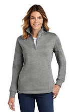 Load image into Gallery viewer, Sorority Apparel - Ladies Fitted Quarter Zip Sweatshirt
