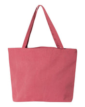 Load image into Gallery viewer, Sorority Apparel - Pigment Dyed Canvas Sorority Tote Bag
