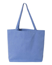 Load image into Gallery viewer, Sorority Apparel - Pigment Dyed Canvas Sorority Tote Bag
