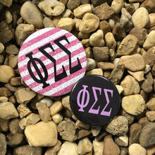 Load image into Gallery viewer, Sorority Apparel - Printed Sorority Pin Back Button - Design 4
