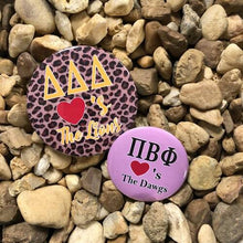 Load image into Gallery viewer, Sorority Apparel - Printed Sorority Pin Back Button - Design 9
