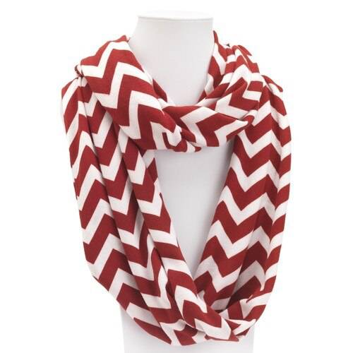 Sorority Apparel - The Kelsey Embroidered Chevron Scarf