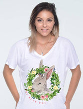 Load image into Gallery viewer, Sorority Apparel - What&#39;s So Bunny?! Sorority Printed Shirt
